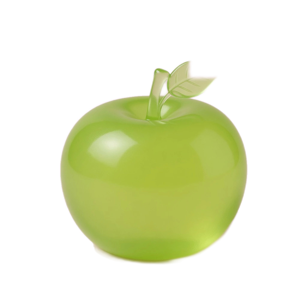 Clear Lime Squishy Squeeze Fidget Toy for Stress Relief