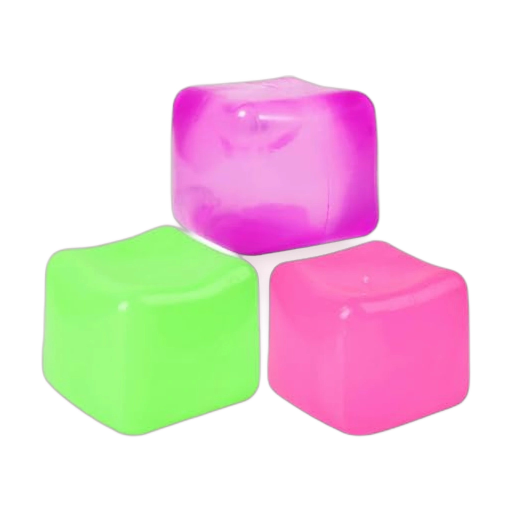 Cube Gel Ball Squishy 3 Pack - Slow Rising Squishy Toys