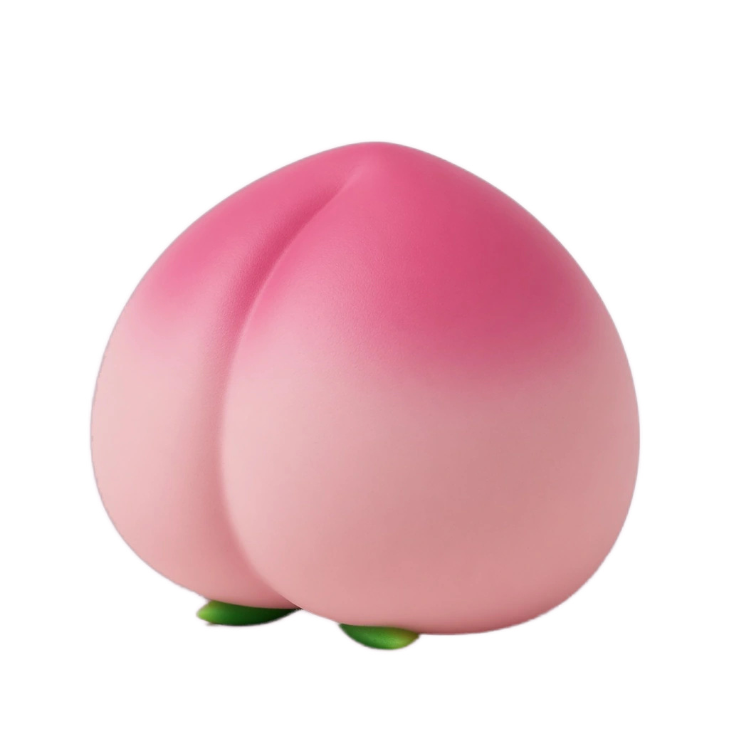 Cute Peach Squishy Soft Slow Rising Fruit Stress Toy