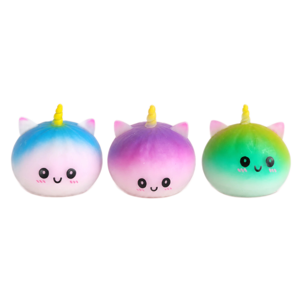 Rainbow Unicorn Bun Squishy — Random Color, Same Style