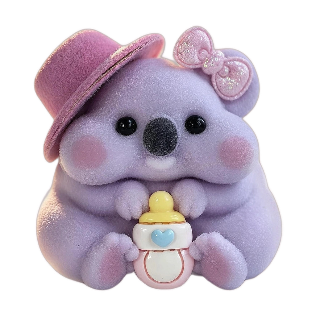 Fluffy Koala Squishy Soft Squeeze Sensory Toy for Kids
