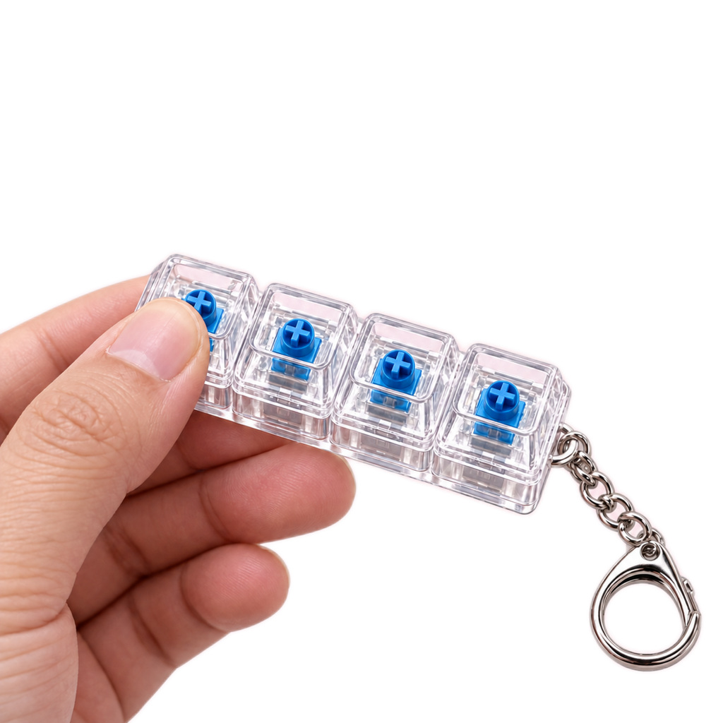 Four-Key Mechanical Fidget