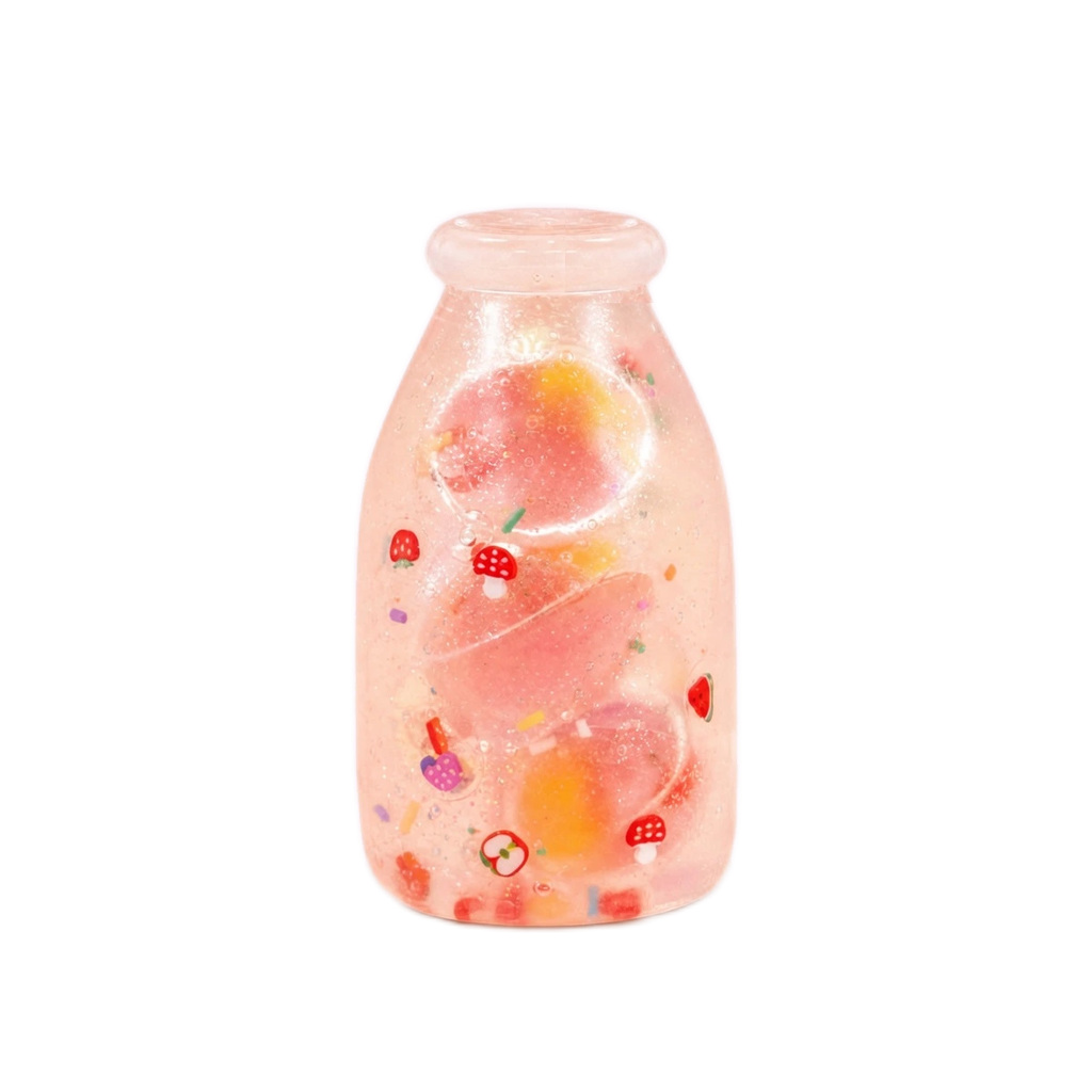 Fruit Bottle Squishy — Random Color, Same Bottle Style
