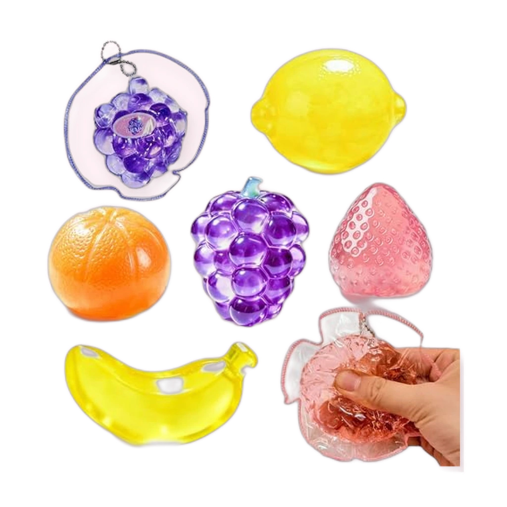 Fruit Orange Squishy 5 Pack Slow Rising Squeeze Toys