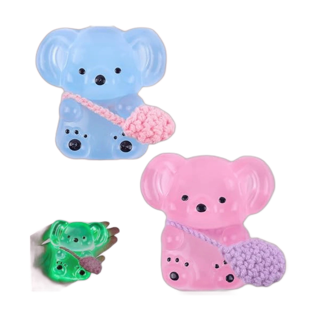 Glow in the Dark Koala Squishy 2 Pack Squeeze Stress Toy
