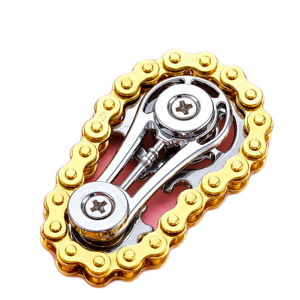 GOLD CHAIN GEAR FINGER FIDGET foto