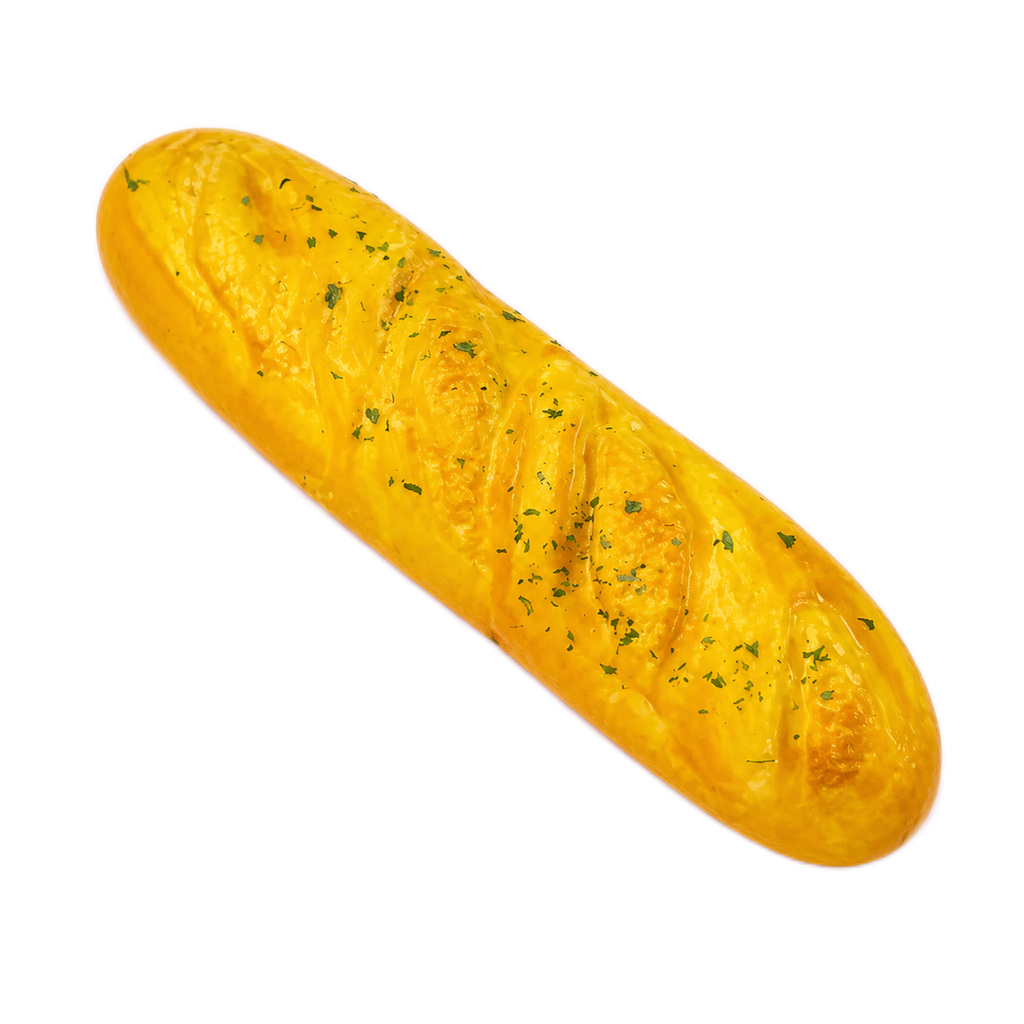 Golden Fleck Baguette Squishy — Decorative French Bread Toy