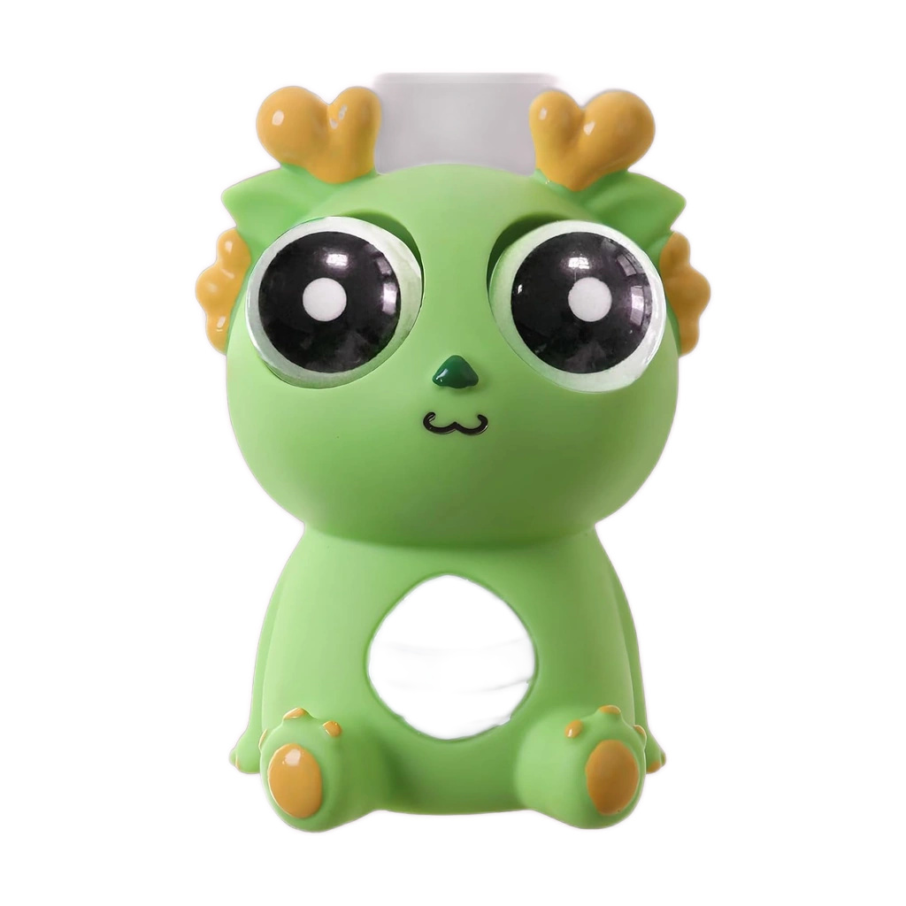 Green Dragon Squishy Pop-Out Eye Squeeze Stress Toy