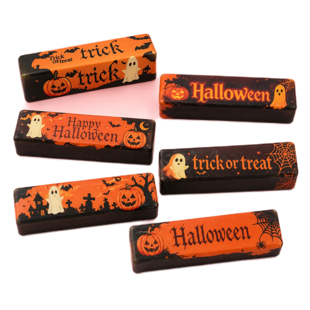 Orange Halloween Butter Squishy — Trick-or-Treat Slow-Rising Toy