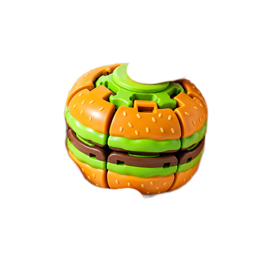 Hamburger Folding Fidget Cube