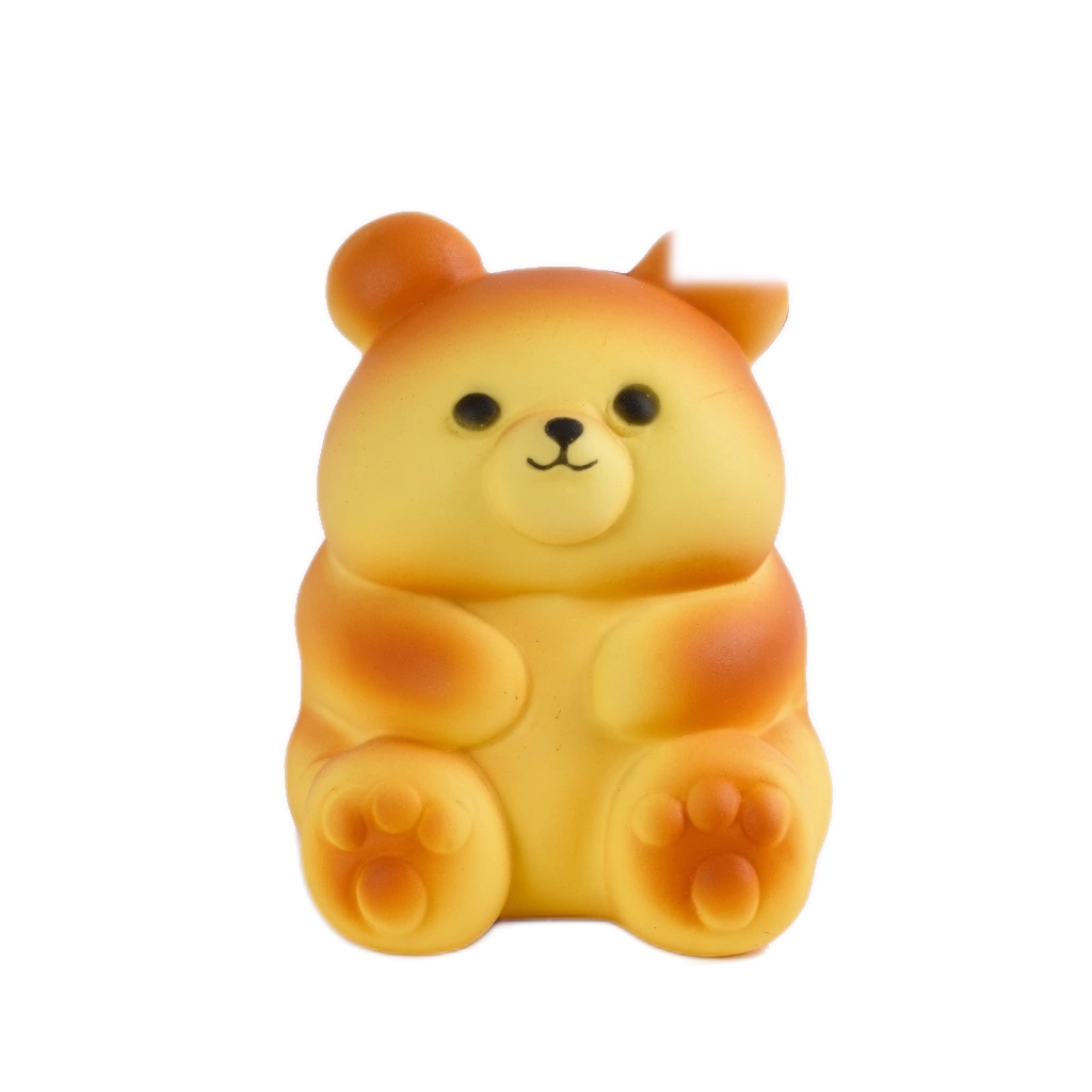 Honey Bun Bear Squishy Soft Bread Slow Rising Fidget Toy