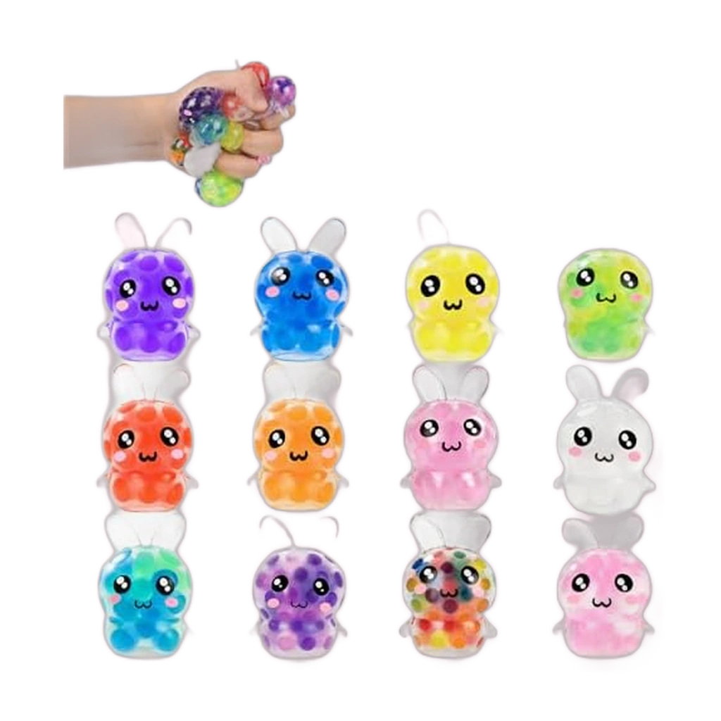 Jelly Bunny Squishy 12 Pack Mini Water Bead Squeeze Toy