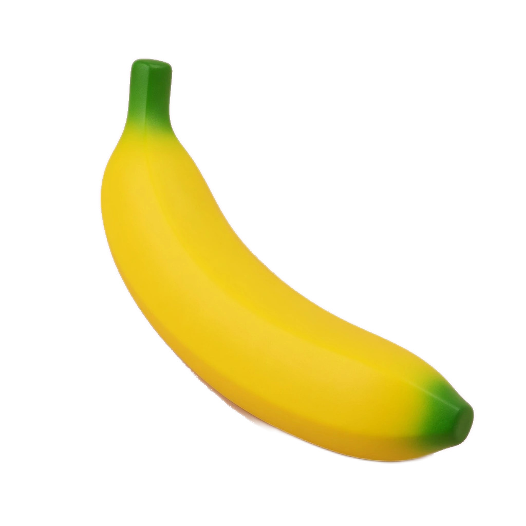 Jumbo Banana Squishy, Soft 7-Inch PU Foam Squeeze Fidget