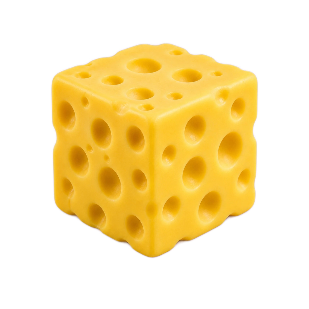Jumbo Cheese Squishy, Big Two-Hand Squeeze Toy