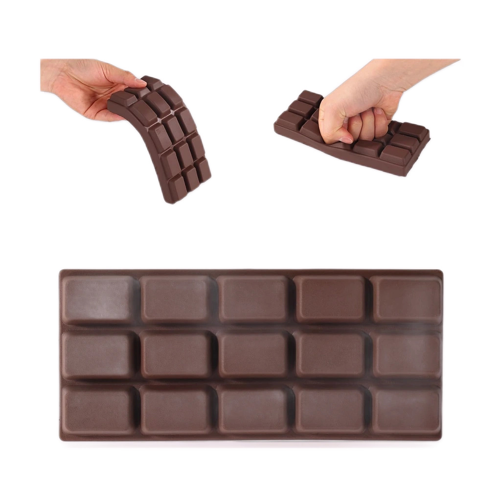 Jumbo Chocolate Squishy Bar Set of 2 Slow Rising Toy