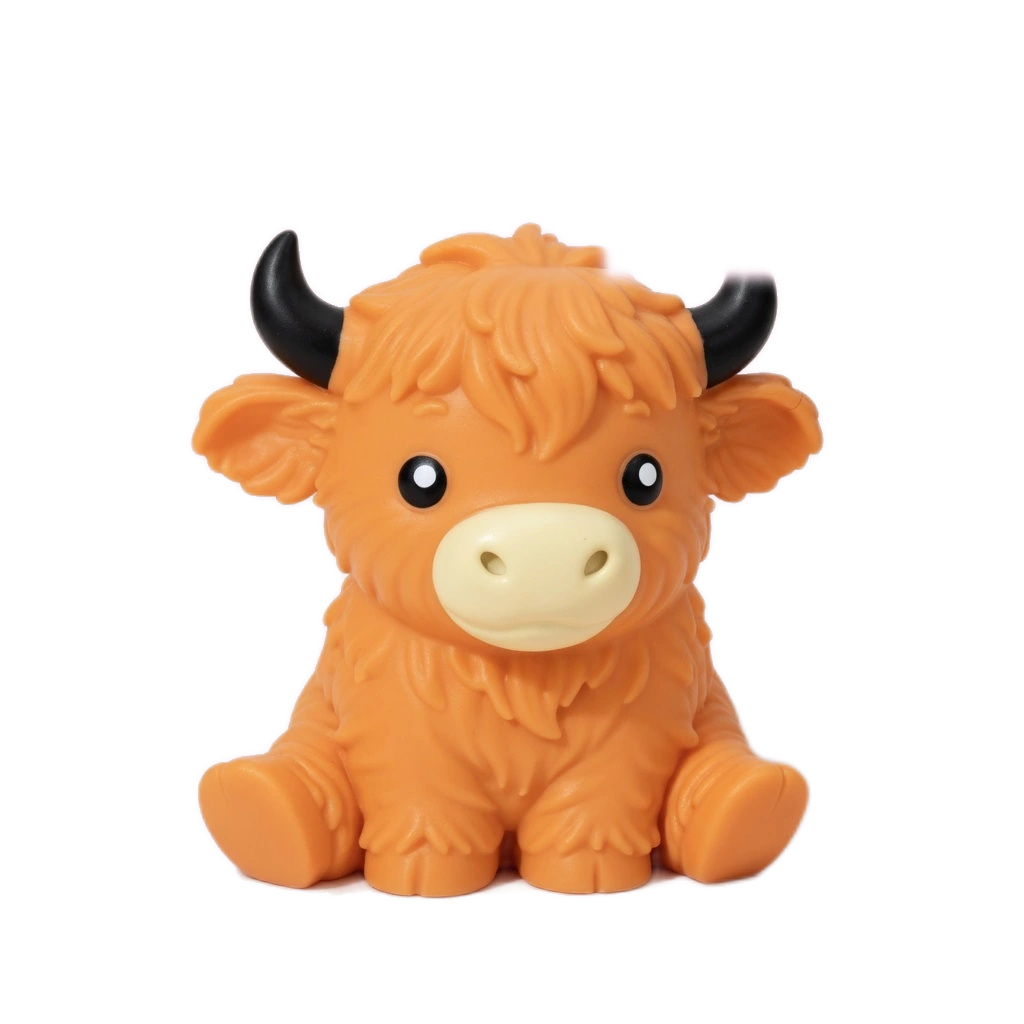 Jumbo Cow Squishy Soft Slow Rising Highland Stress Ball Toy