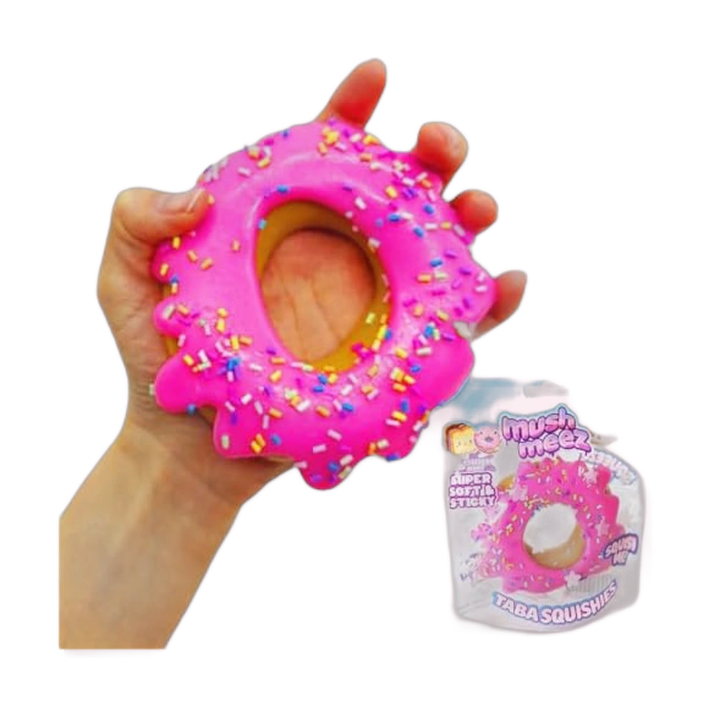 Jumbo Donut Squishy Soft Sticky Layered Squeeze Toy