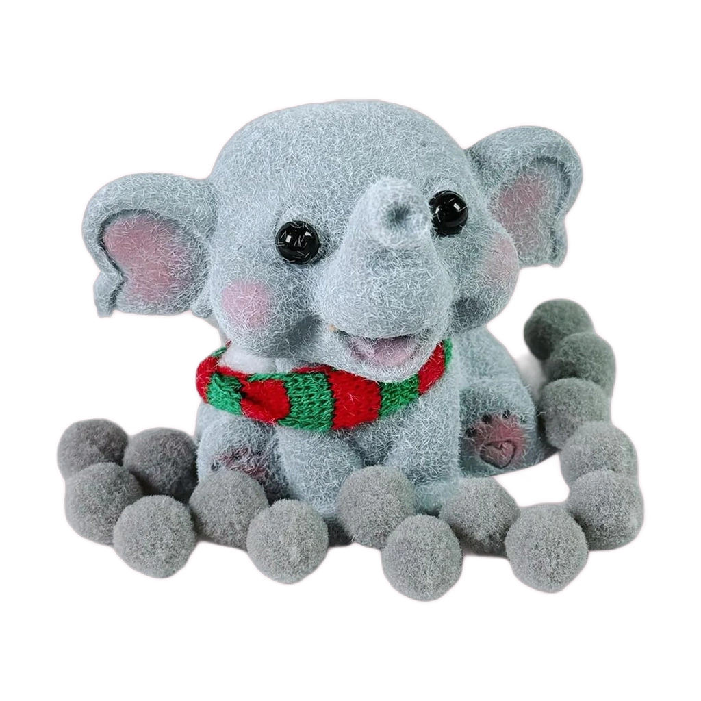 Jumbo Elephant Squishy Fuzzy Soft Squeeze Slow Rising Toy