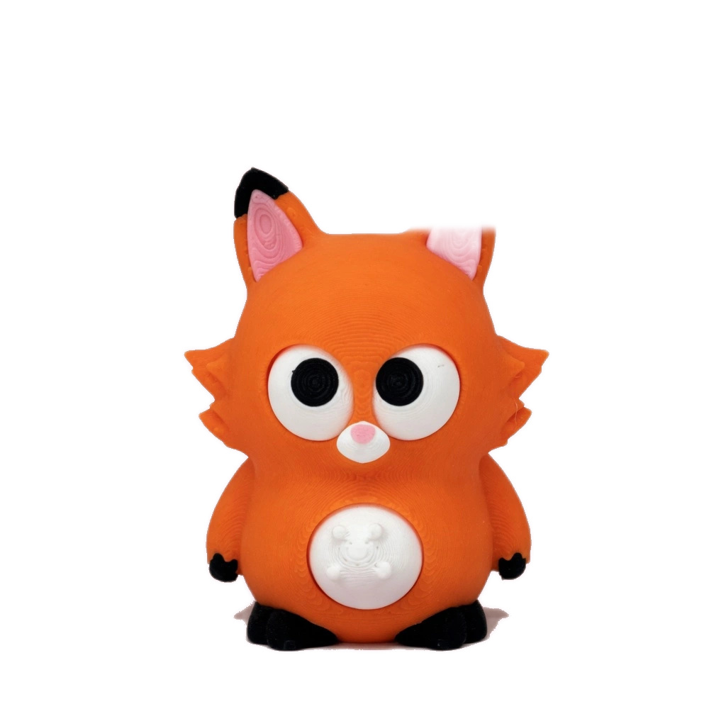 Jumbo Fox Squishy Big-Eyed Squeeze Buddy for Your Desk
