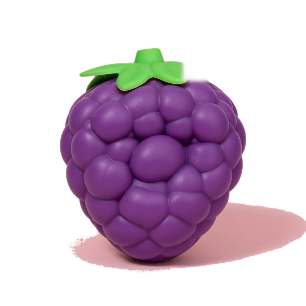 Jumbo Grape Squishy, 7 Inch Slow Rising Fruit Squeeze Toy