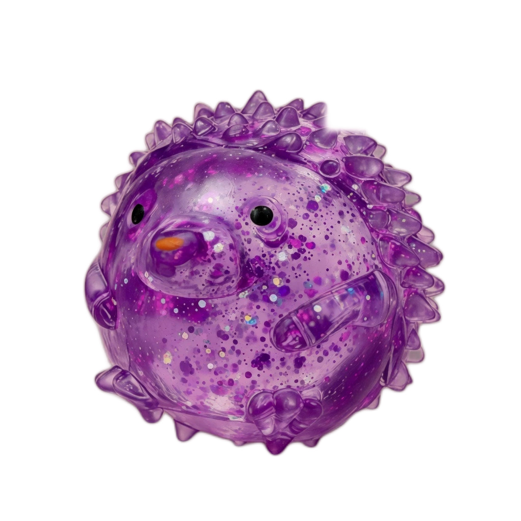 Jumbo Hedgehog Squishy Glitter Water Bead Squeeze Toy