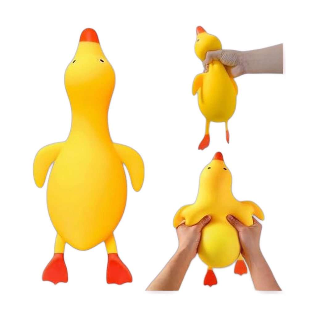 Jumbo Squishy Duck, Ultra-Soft Big Two-Hand Squeeze