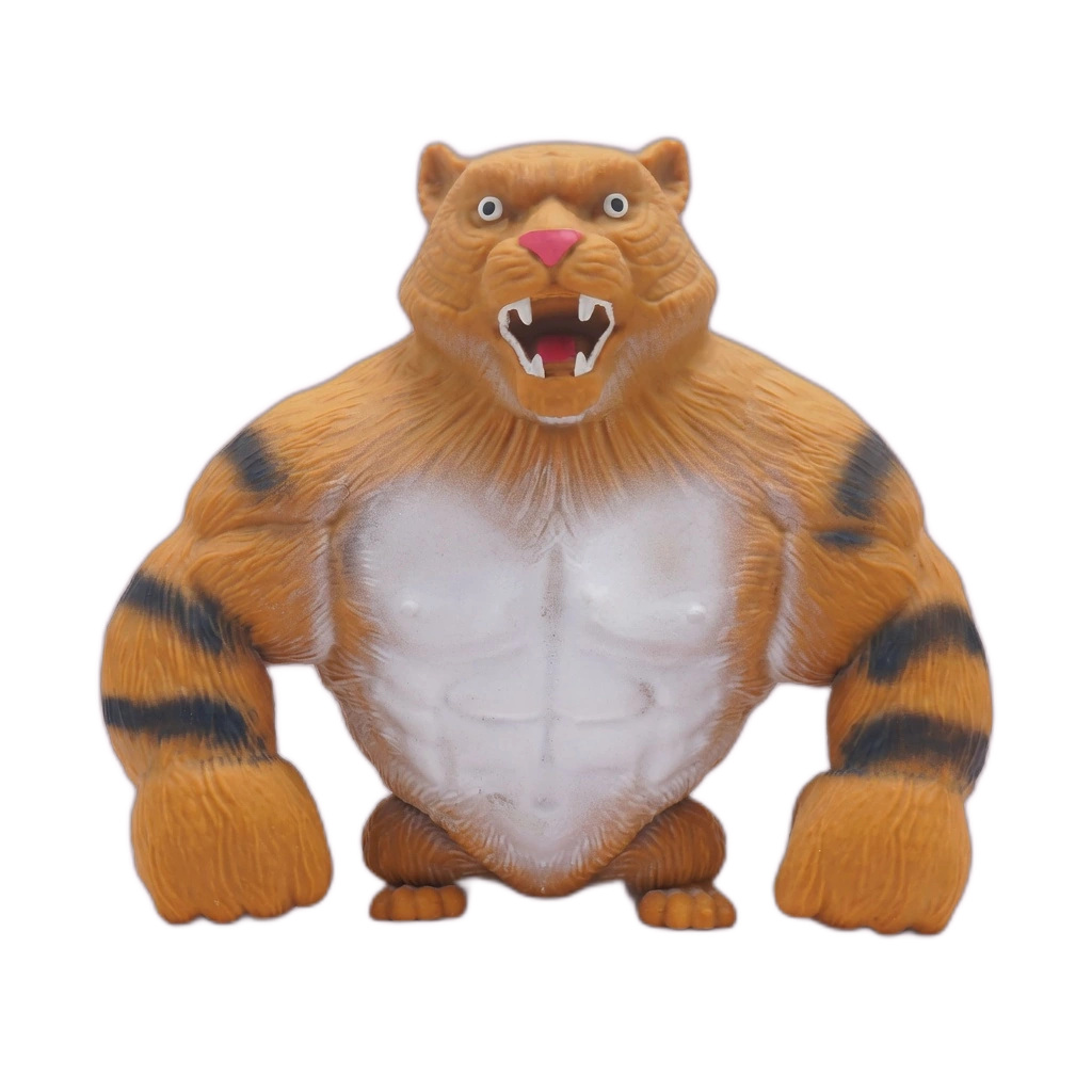 Jumbo Tiger Squishy Stretch Stress Toy for Kids and Adults