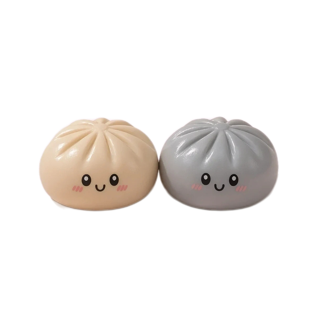 Baozi Squishy Stress Ball – Kawaii Dumpling Mochi Sensory Fidget Toy