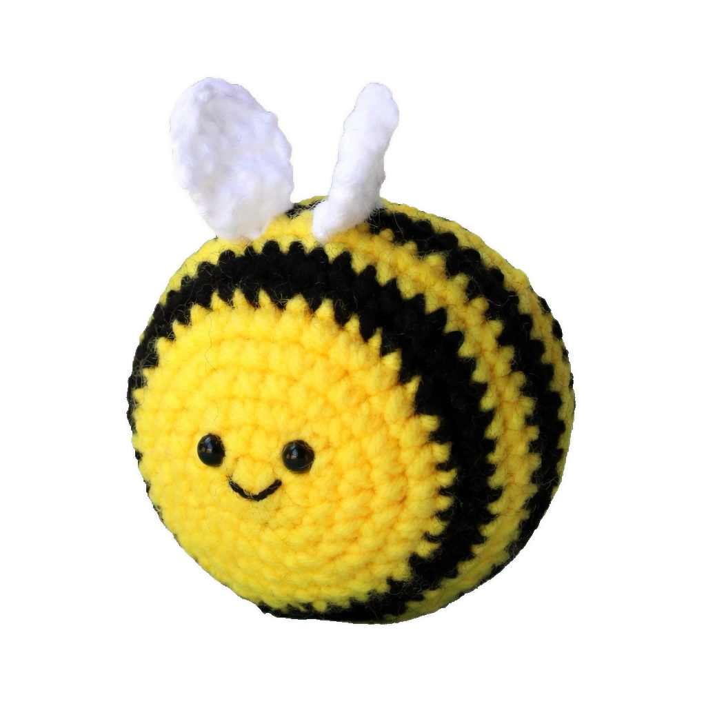 Kawaii Bee Squishy Soft Crochet Squeeze Stress Toy