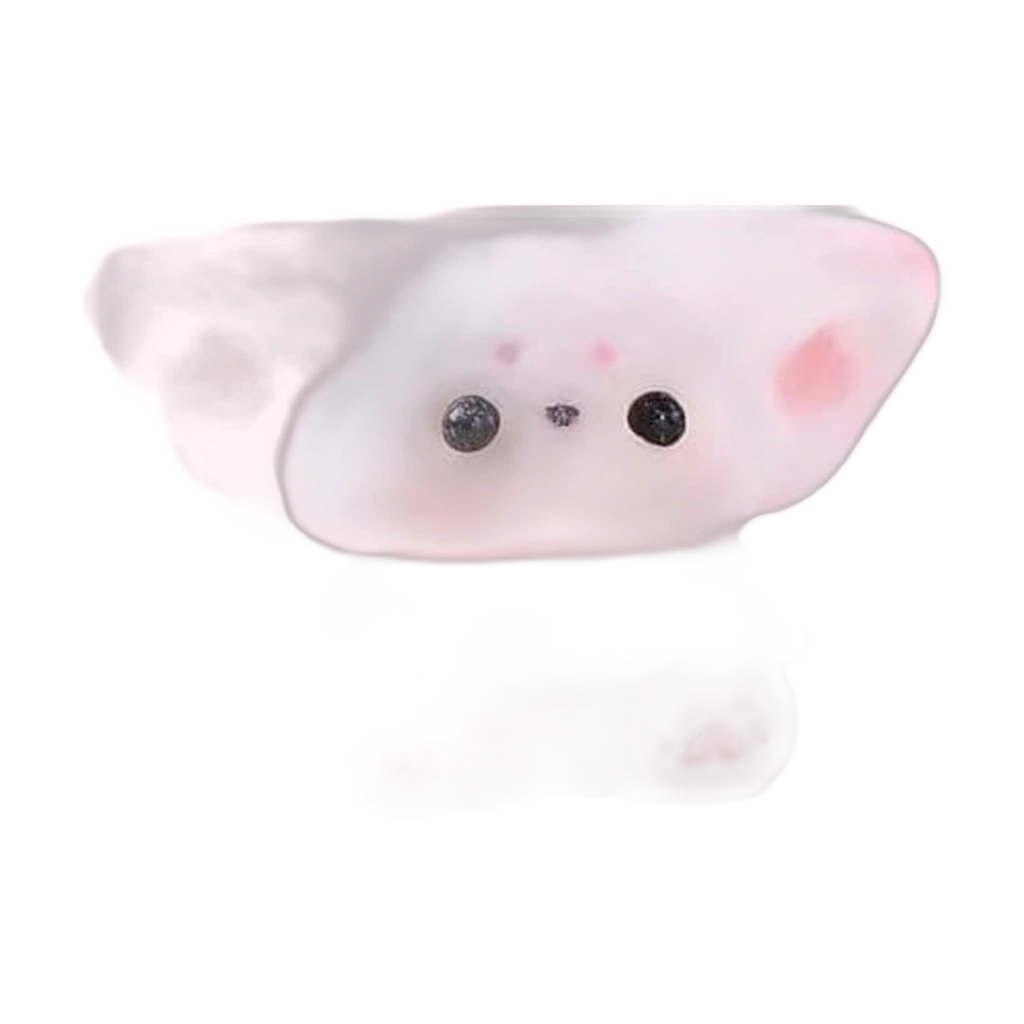 Kawaii Fox Squishy Soft Silicone Squeeze Toy for Stress Relief