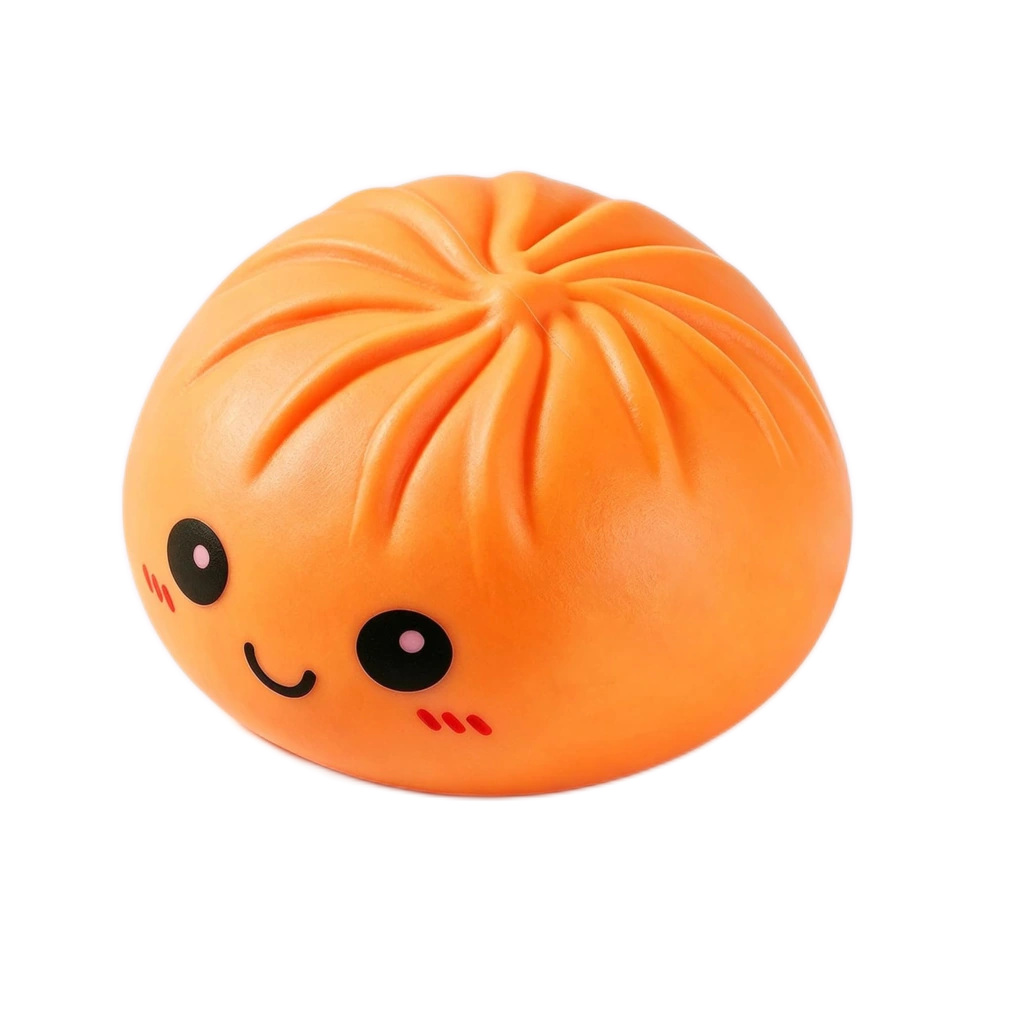Kawaii Pea Pod Squishy Steamed Bun, Slow Rising Stress Ball