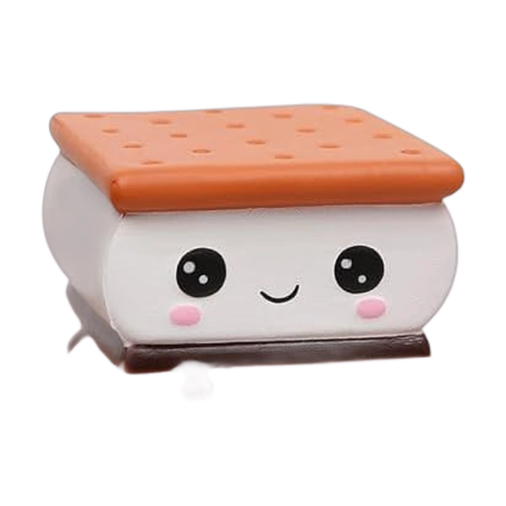 Kawaii Sandwich Squishy Slow Rising Smore Cookie Stress Toy