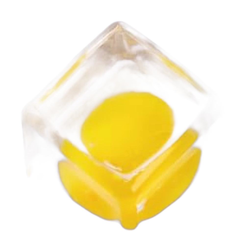 Lemon Squishy Ice Cube, Clear Soft Squeeze Fidget Stress Toy