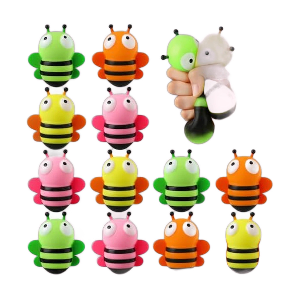Mini Bee Squishy Pack Colorful Squeeze Stress Toys
