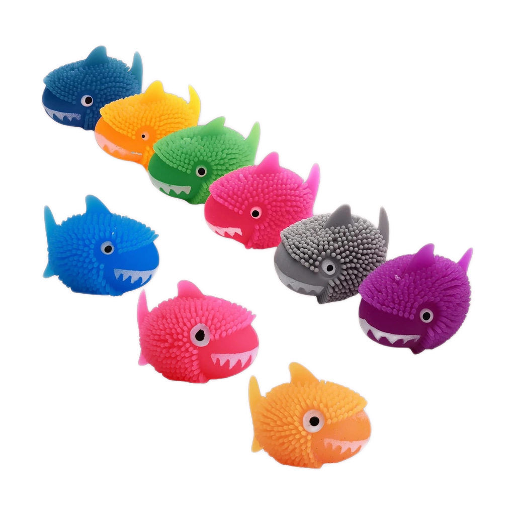 Mini Puffer Shark Squishy, 24 Pack Party Favor Squishies
