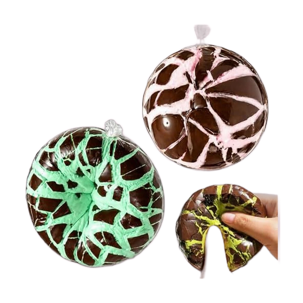 Mint and Berry Chocolate Squishy Crackle Balls 2 Pack