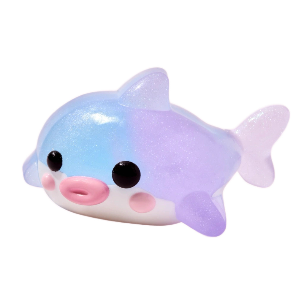 Mochi Shark Squishy, Kawaii Soft Squishy Fidget Toy