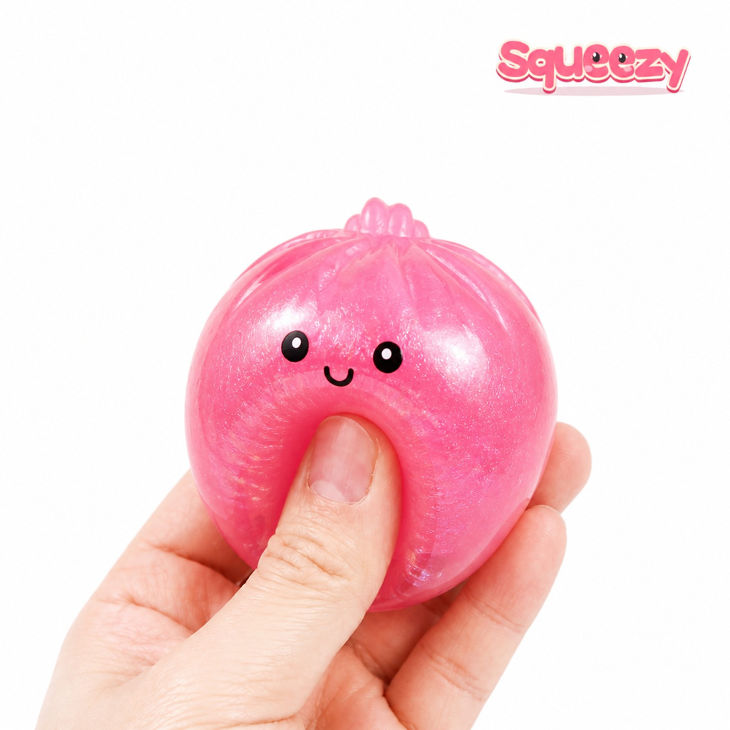 Pink Smiley Bao