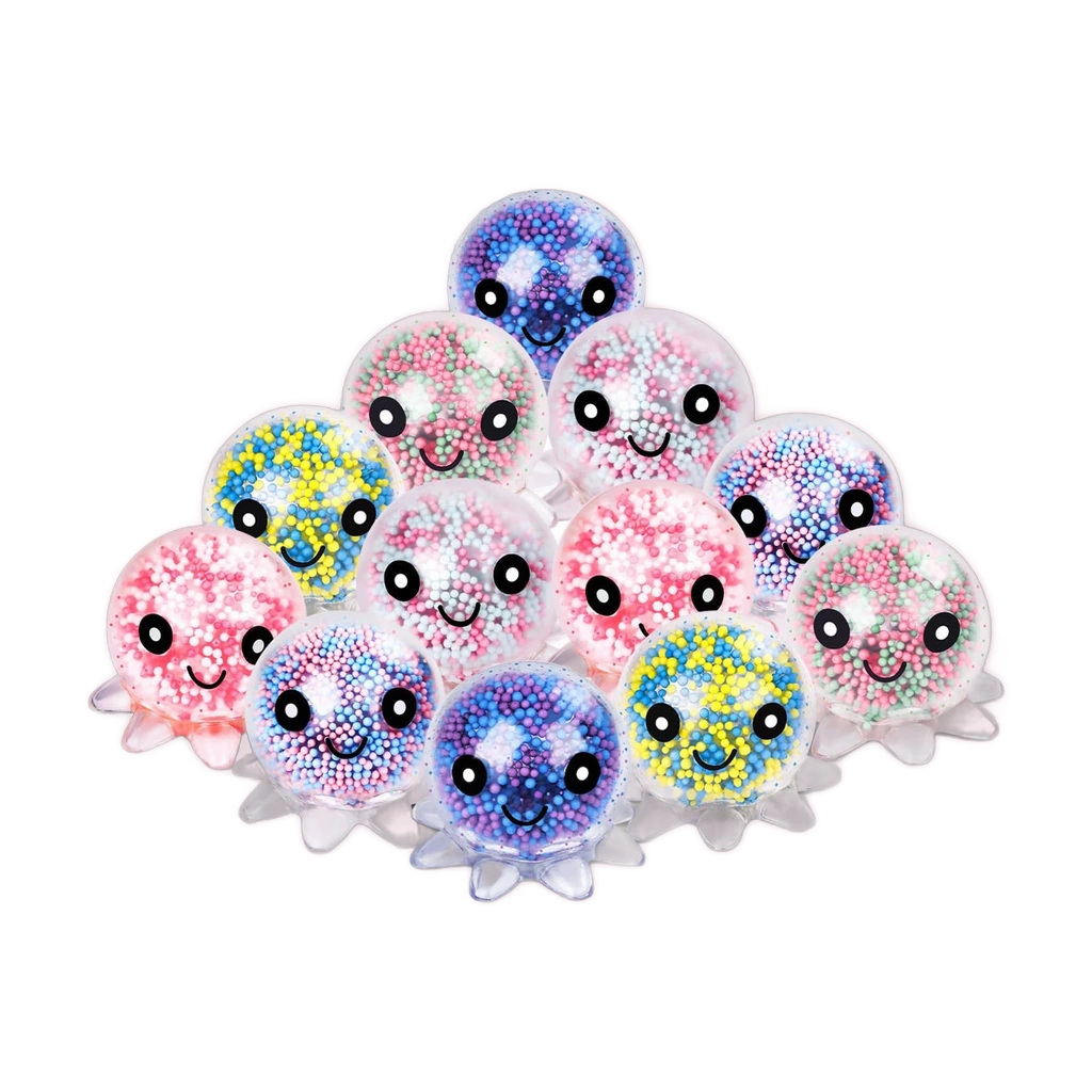 Ocean Octopus Mesh Squishy Stress Ball 12-Pack