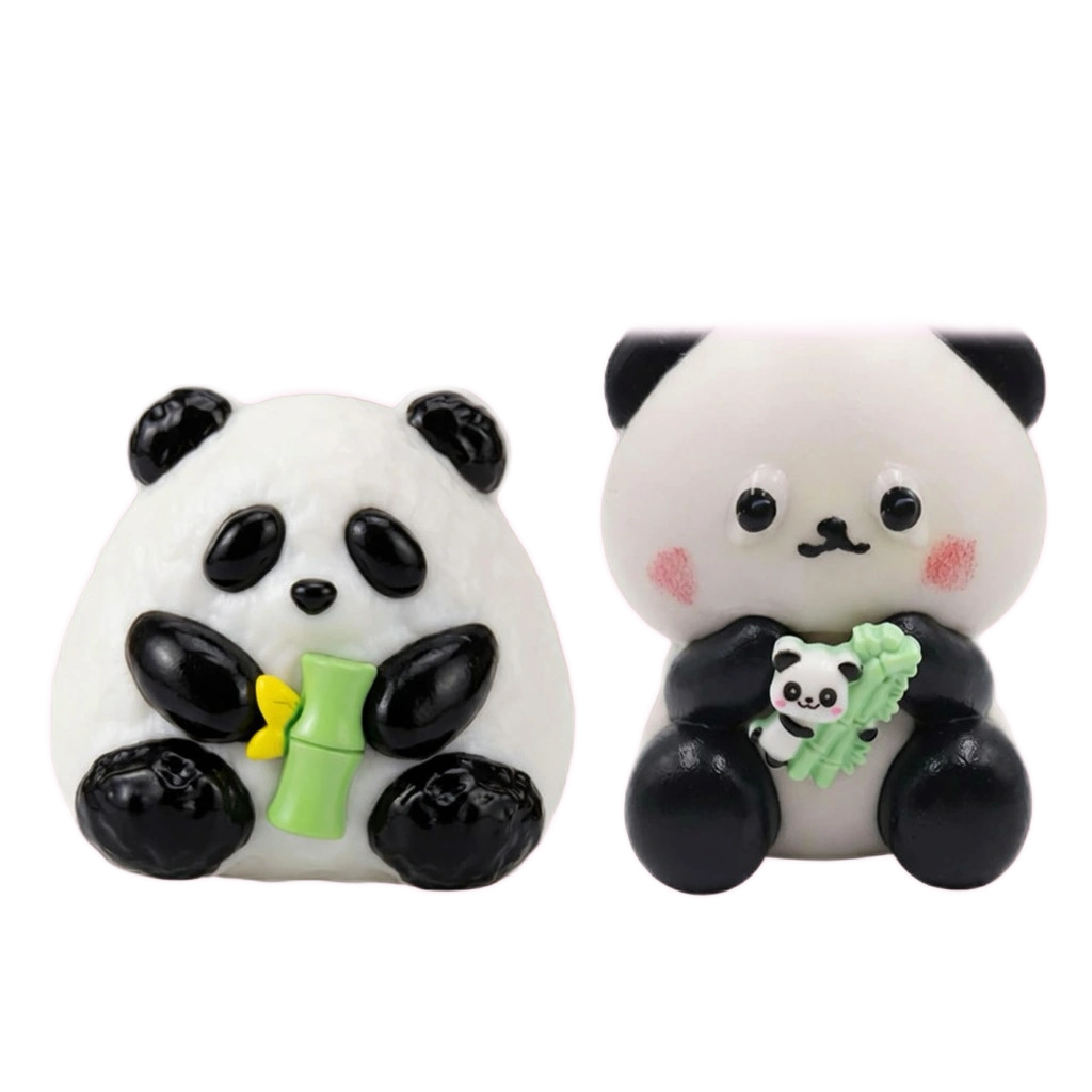 Panda Squishy Duo Set 2 Cute Slow Rising Fidget Toys