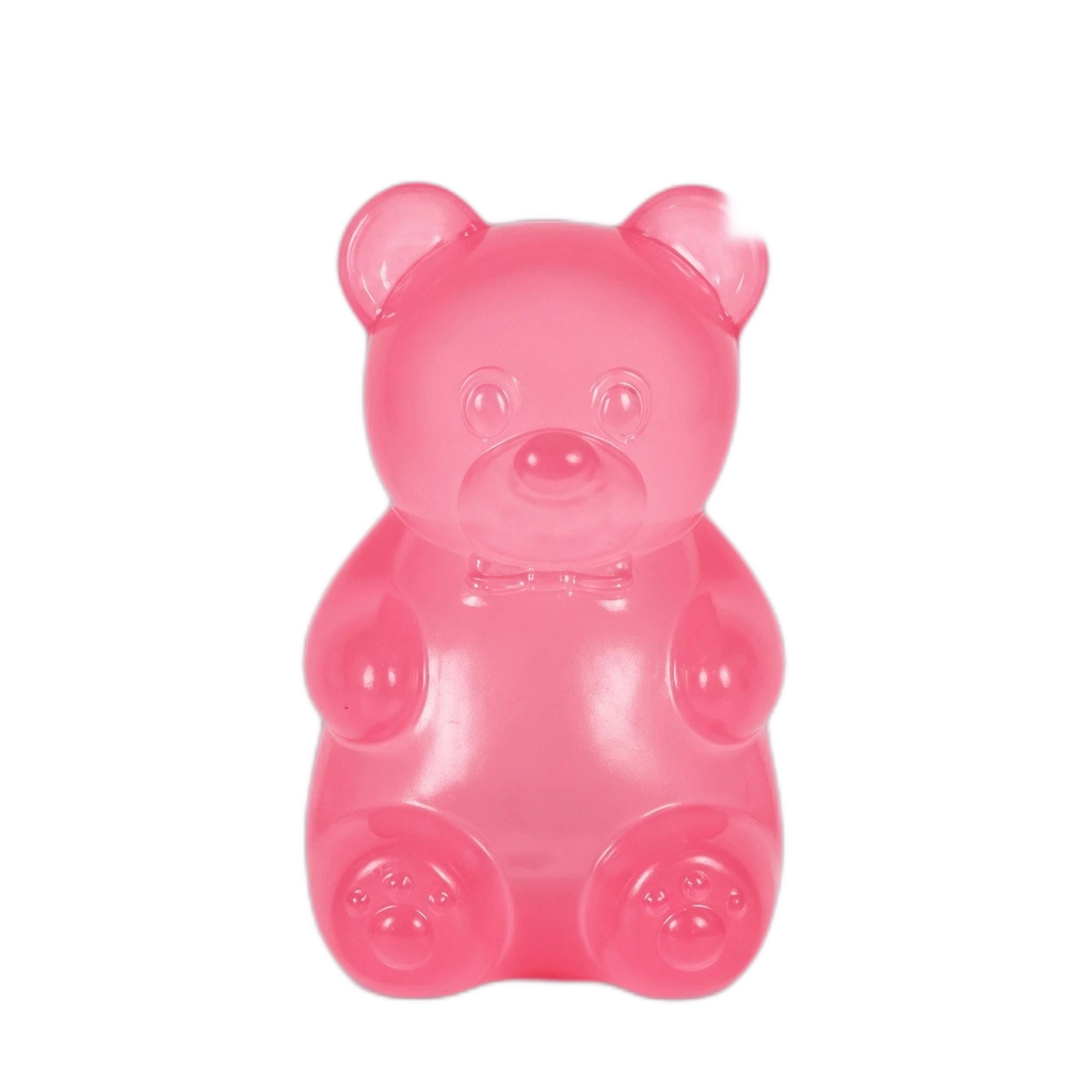 Pink Gummy Bear Squishy Slow Rising Soft Foam Fidget Toy