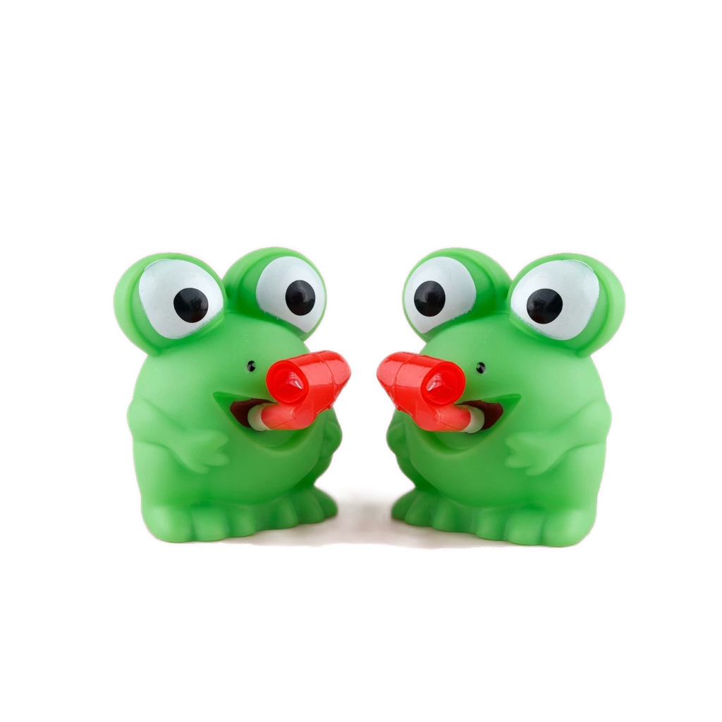 Puking Tongue Frog Squishy 2 Pack Funny Squeeze Toy