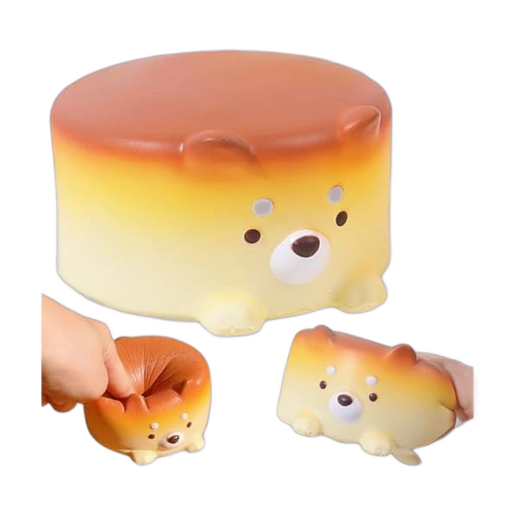 Puppy Face Cake Squishy Soft Slow Rising Squeeze Toy