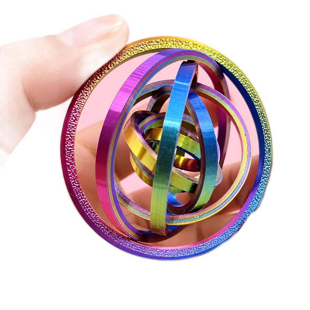 Rainbow Multi-Ring Fidget