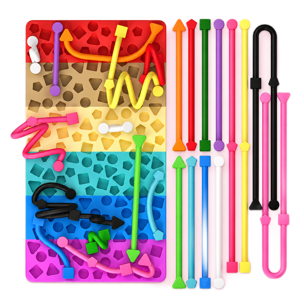 Rainbow Sensory Activity Board