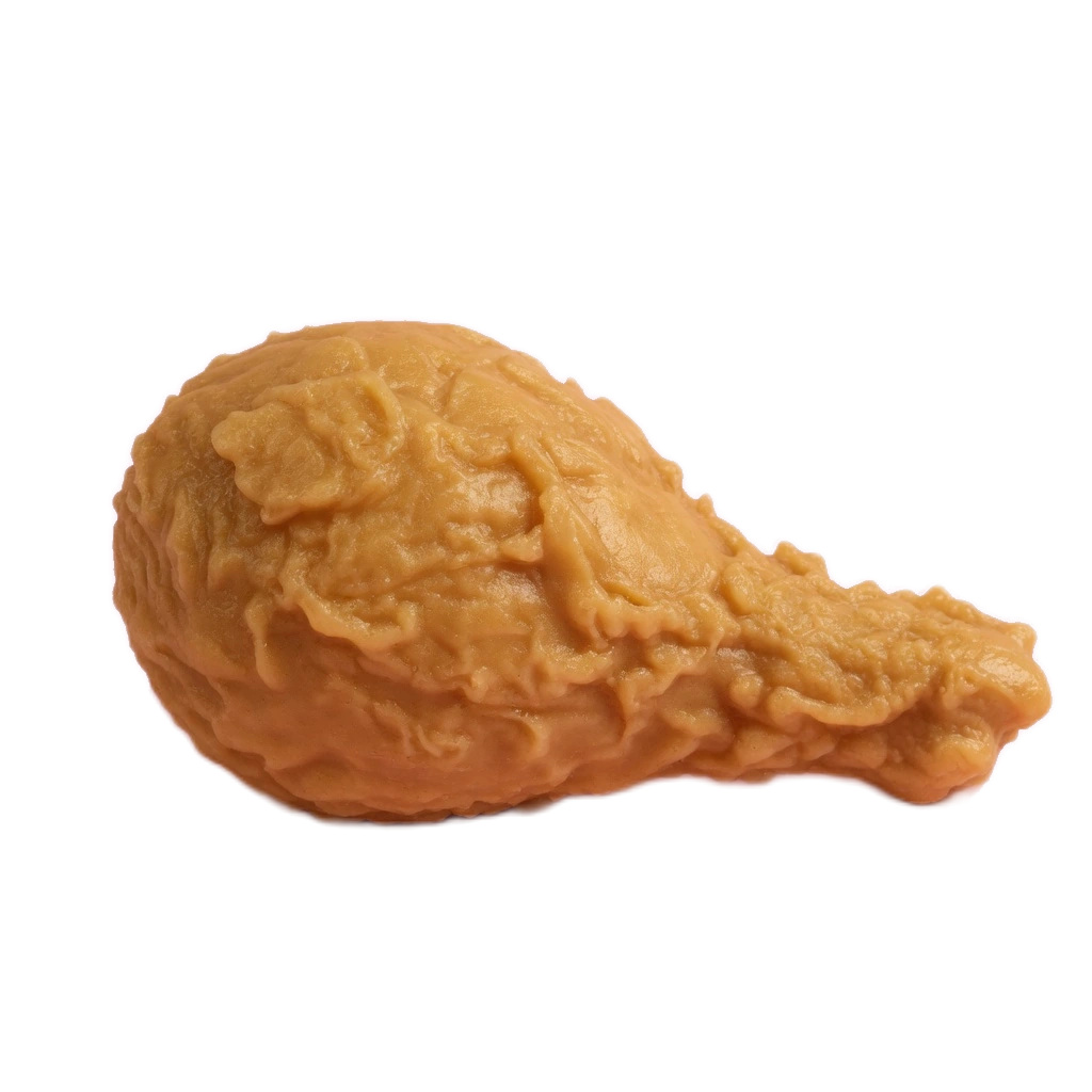 Realistic Fried Chicken Squishy Drumstick Squeeze Stress Toy