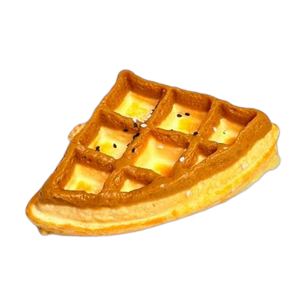 Realistic Waffle Squishy Soft Squeeze Fidget Stress Toy