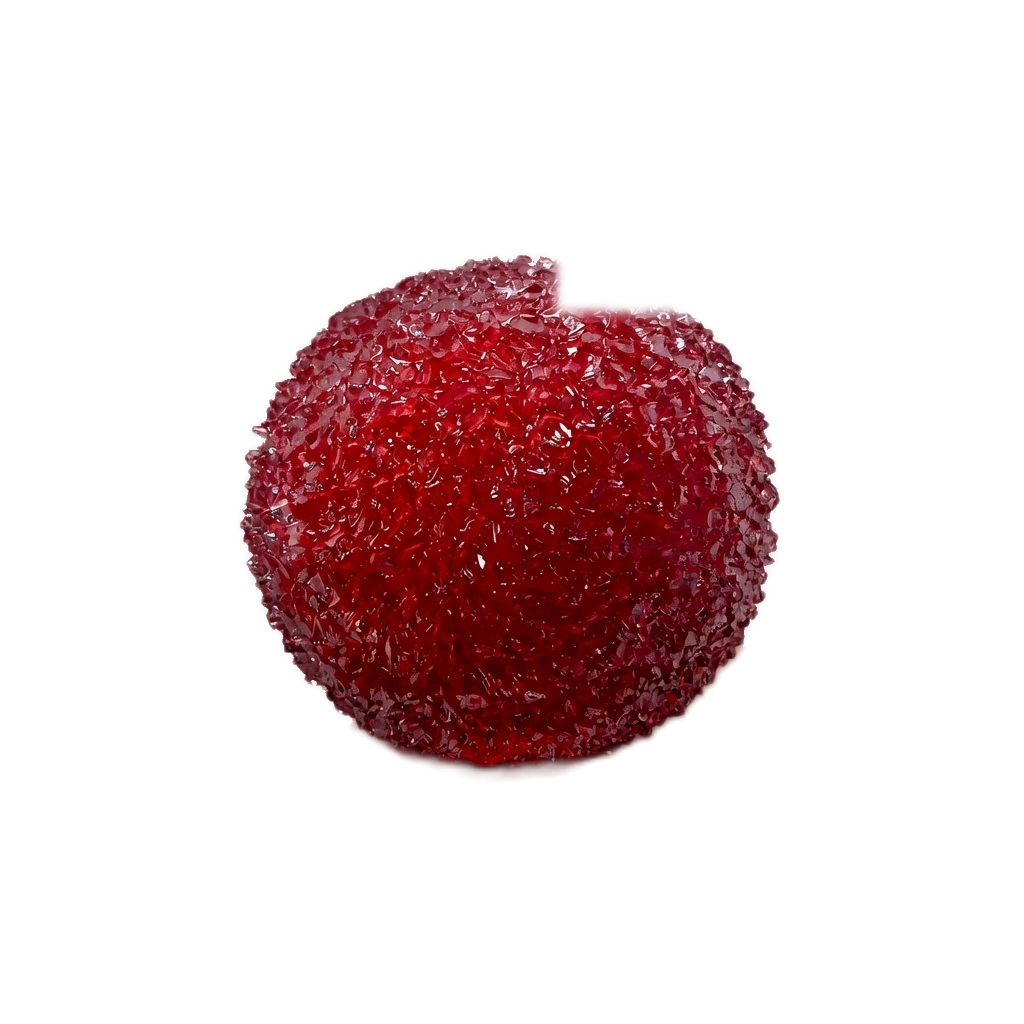 Crystal Slushy Ball – Cherry Gel Bead Stress Ball, Zero Bounce-Back