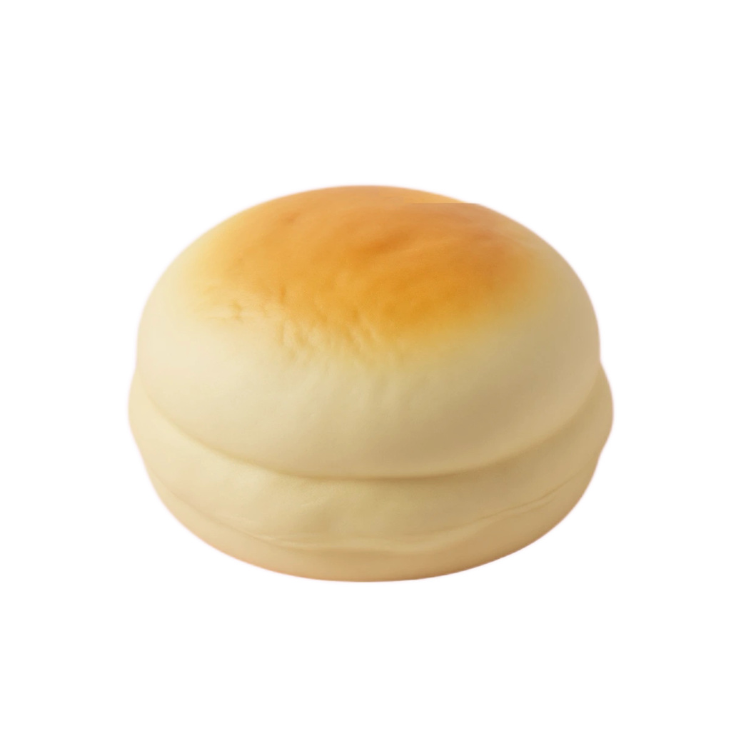 Round Bread Squishy Soft Milk Bun Slow Rising Toy