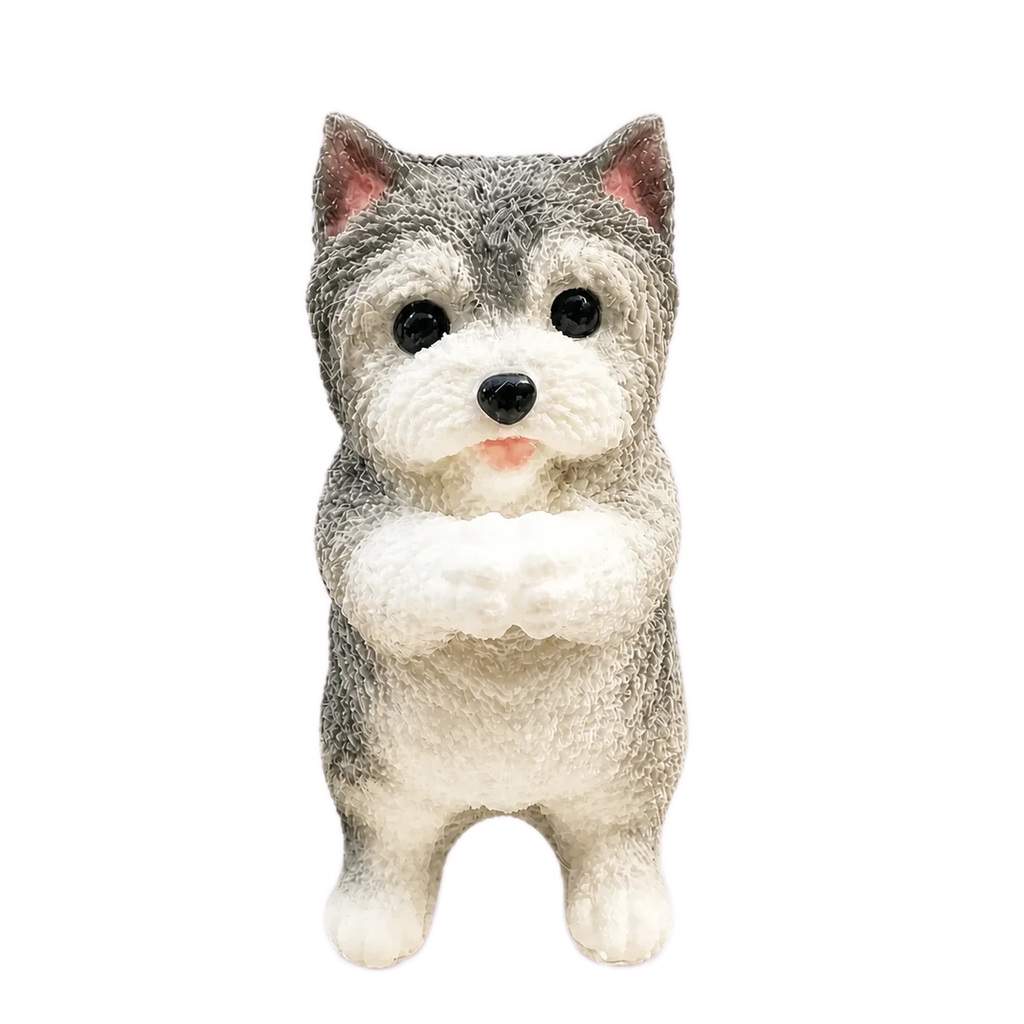 Schnauzer Dog Squishy Hand-Painted Slow Rising Puppy Toy